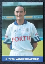 7961 Yves Vanderhaeghe RSC Anderlecht Autogrammkarte original signiert
