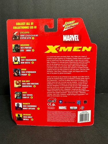 Johnny Lightning VW New Beetle X-Men Rogue with Poster - Picture 2 of 2