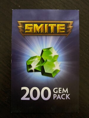 Smite 200 Gem Pack - Unused Code - CHEAP