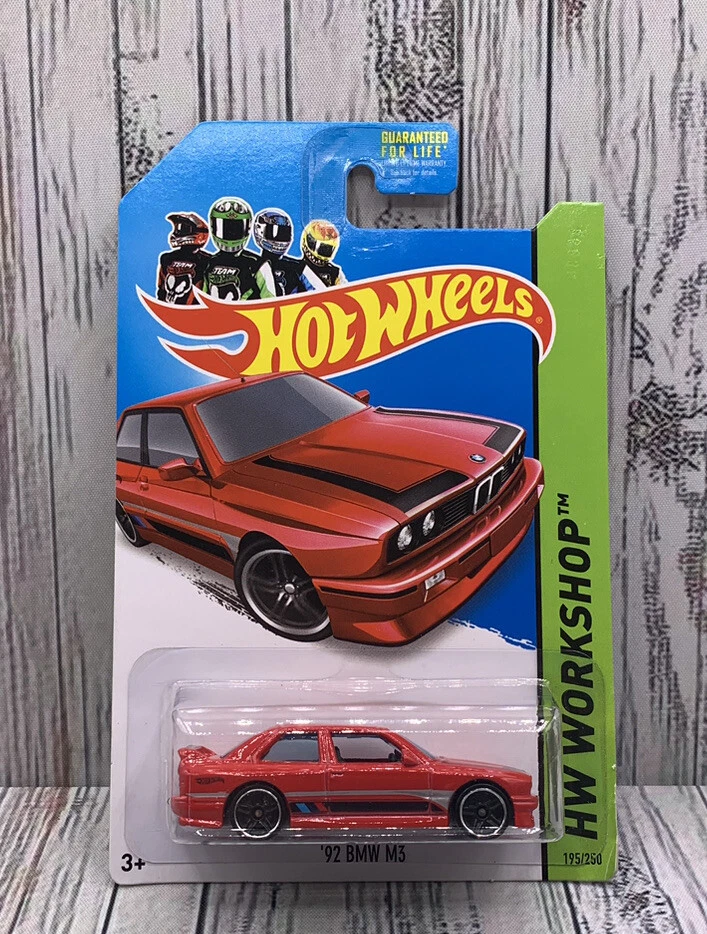 Hot Wheels HW Workshop '92 BMW M3 Diecast Car 195/250 All Stars Red New