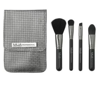 MUA Professional Makeup Brush Set Gray One Size