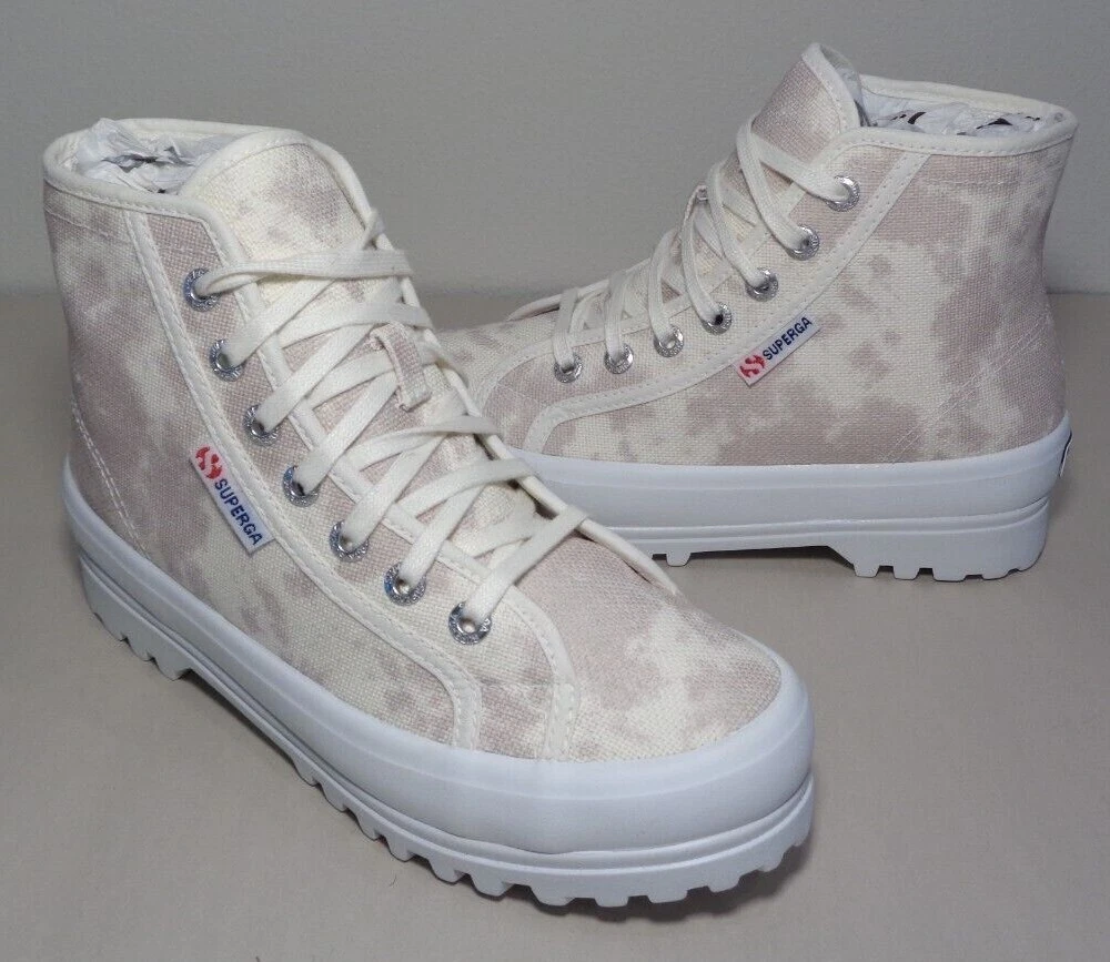 Superga Size 6 M 2341 ALPINA PRINT TL Grey Tie Dye Sneakers New Women s Shoes