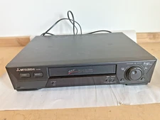 Mitsubishi HS-U595 VHS VCR 4-Head Video Cassette Recorder Player Tested