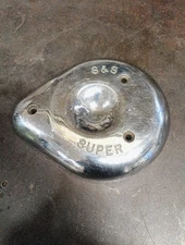 S&S Teardrop Air Cleaner Cover Chrome 17-0078 Harley Chopper