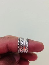 Set of 5 Silver Rings 925 Sterling Silver Stackable Ring Set Handma All Size