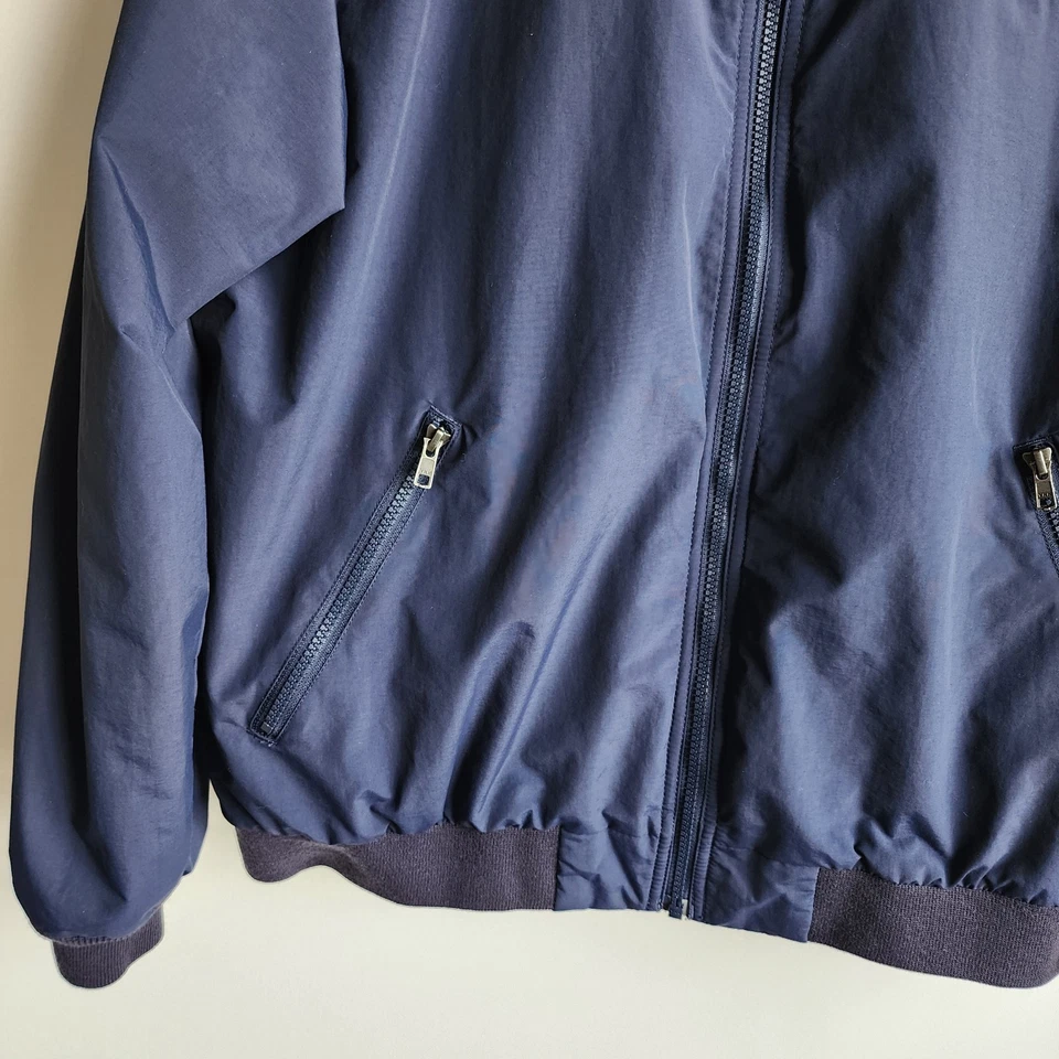 Винтажный LL Bean флиса с подкладкой ветровка пальто мужской размер большой Reg 100% нейлона - Изображение 3 из 4