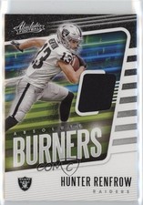 2020 Panini Absolute Absolute Burners Relics Hunter Renfrow #13 1d4