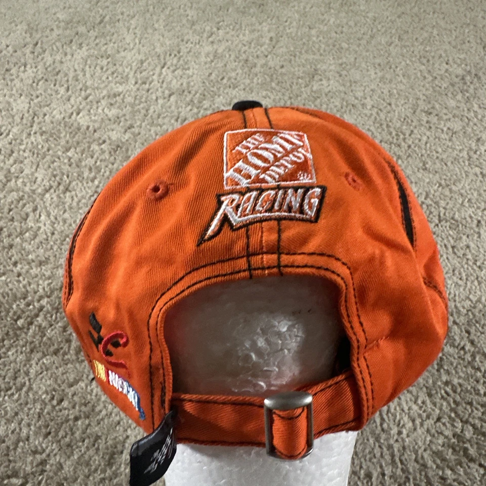 De Colección Nascar Sombrero Gorra Hombres Naranja Correa Ajustable Tony Stewart Winston Copa Campeón Foto 3 de 4