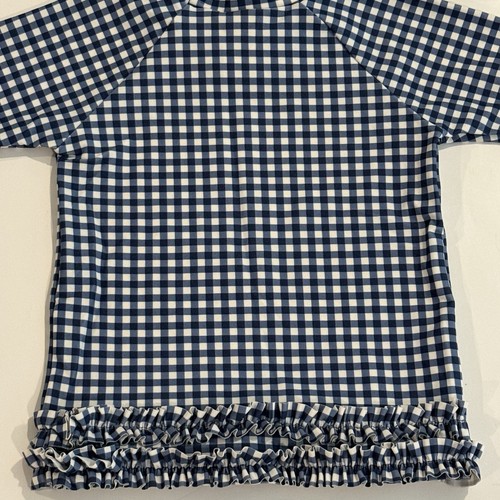 RuffleButts Navy Blue White Gingham Two-Piece Swimsuit Toddler Girl 2T - Picture 12 of 22
