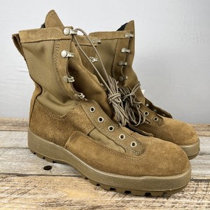 USGI Military McRae Temperate Weather Combat Boots Gore-Tex Sand Tan Brown 9.5W Mcrae gore-tex military combat - Gem main image 4
