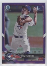 2018 Bowman Chrome Prospects Purple Refractor 89/250 Eric Pardinho #BCP110 0tw4