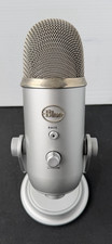 Blue Yeti USB Microphone Used - Original Box All Accessories Silver/Black