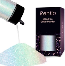 Iridescent Ultra Fine Glitter Powder Resin Supplies Glitters 1.94 Oz (55G) PET F