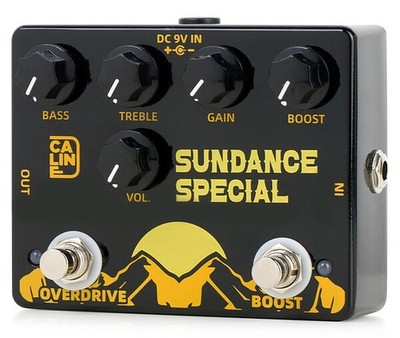 Caline DCP06 Sundance Special, Overdrive und Booster, 2 Effekte in einem Pedal