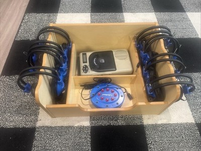 Lakeshore Learning Listening Center with headphones and a junction box.