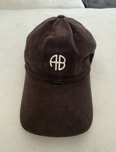 NWT Anine Bing Sport Brown Adjustable Baseball Cap Hat Logo Embroidered One Size Anine Bing Cap | eBay main image 4