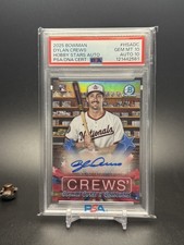 2025 Bowman Hobby Stars Auto /99 #HSA-DC RC Dylan Crews PSA 10 AUTO 10