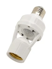 Intelligent PIR Sensor Lamp Holder & Adapter for Automatic LED Control