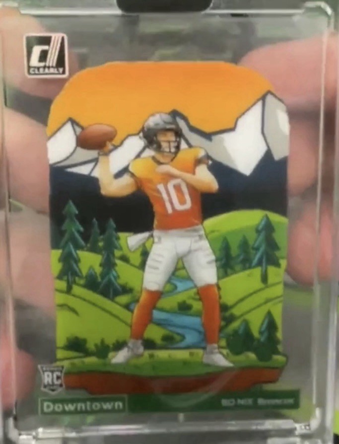 2024 Panini Clearly Donruss Downtown! Bo Nix