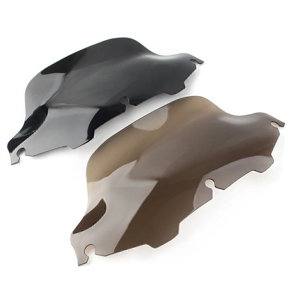 Parabrisas ondulado 12 8" para Harley Touring Electra Street Glide 1996-13 Foto 3 de 4
