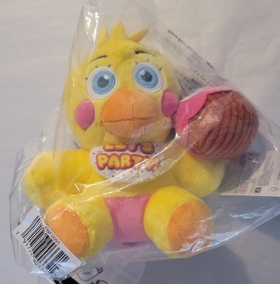 Peluche FNAF Classic Chica 8 Pollici – Occhi Che Si Illuminano Al Buio, Jazwares, Nuovo