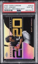 2020 TOPPS CHROME UPDATE DECADE'S NEXT #DNC8 ELOY JIMENEZ PSA 10
