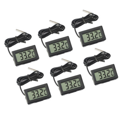 Digital Thermometer LCD Temperaturmessung externer Sensor Kühlschrank