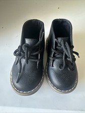 Toddler Boy's Black Lace-Up Ankle Boots Size 5 By CHILDREN PLACE
