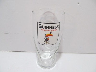 Guinness Draught Stout TOUCAN Bird Weather Vane 3-D Harp 20 Oz Tulip Beer Glass