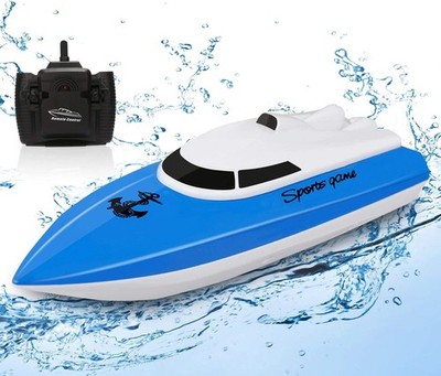 RC Boot für Kinder, 100+ Minuten Spielzeit ferngesteuerte Boote, 2,4 GHz High Speed M