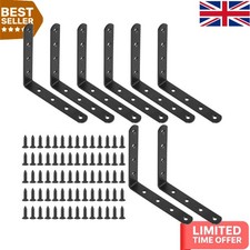 High-Strength 8 Sets Corner Brace Joint Fasteners for Wood Furniture - 125x125mm