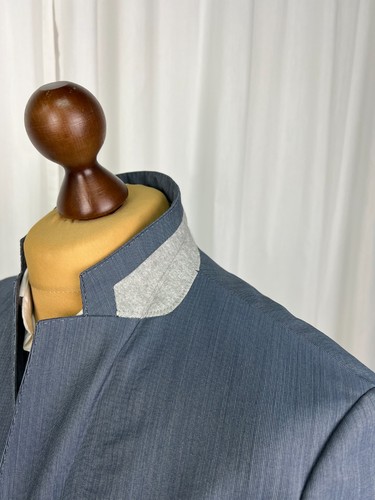 HUGO BOSS Steel-Blue Classic 2-Piece Solid Super 120`S Wool Suit 40US\50IT - Picture 6 of 13