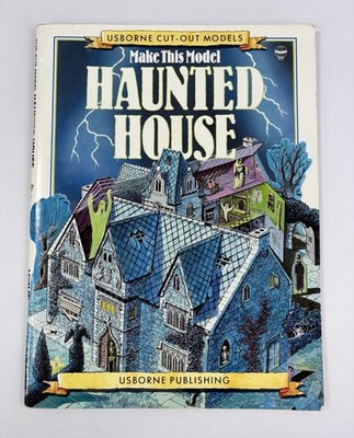 Usborne Cut Out Models Make This Model Haunted House 1991 Paper Craft UNUSED