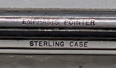 VTG Emphasis Pointer Sterling Case Telescoping 25'' w/ Pocket Clip 