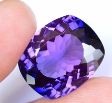 Natural Purple Blue Montana Sapphire 27.20 Ct Certified Flawless Loose Gemstone
