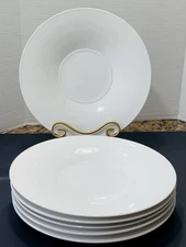 Set 6 Steelite International 12 Inch Rim Plates  4.75 Inch Well Rene Ozorio Aura