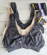 3 PC Womens Bali Comfort Revolution Seamless Crop Top Size Small BNWT