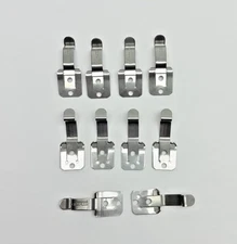 Lot Of 10, 55360 Spring Clips Claw, Assembled High Profile Stainless
