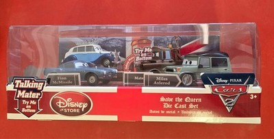 Disney Store Pixar Cars 2 Talking Mater Save The Queen Die Cast Set New In Box