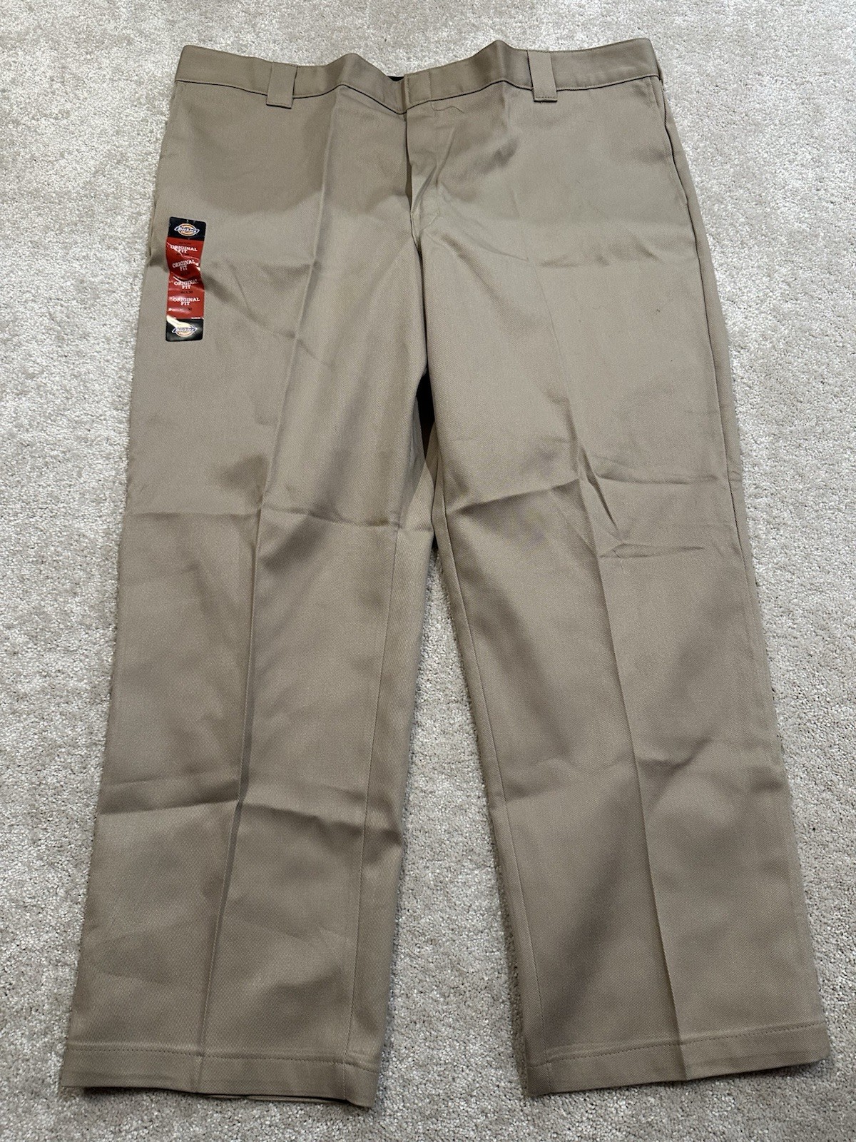 Dickies 874 Flex Work Pants Original Fit Straight, Khaki 46x30