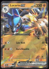 Stellar Crown Lucario ex 82/142 Double Rare Pokemon NM/M
