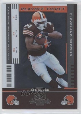 2005 Playoff Contenders Playoff Ticket 136/199 Lee Suggs #23 0c2