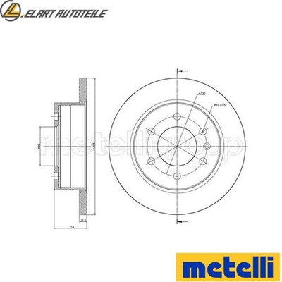 2x BREMSSCHEIBE 23-0936 FÜR MERCEDES-BENZ SPRINTER/46-t/Platform/Chassis/Van