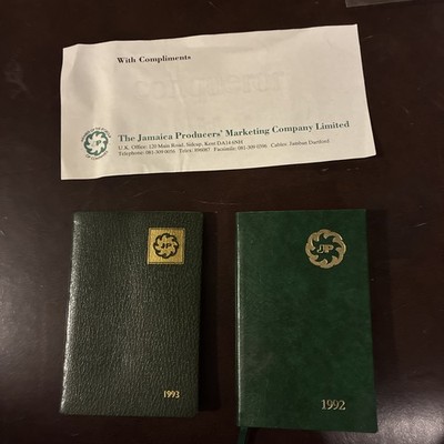 Merchant Navy Ephemera Jamaica Producer s Diaries JP Fruit 1992 & 1993 (81)