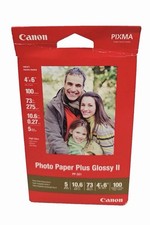 Canon PP-201 PIXMA Photo Paper Plus Glossy II 4x6 inch 100 Sheets Unopened