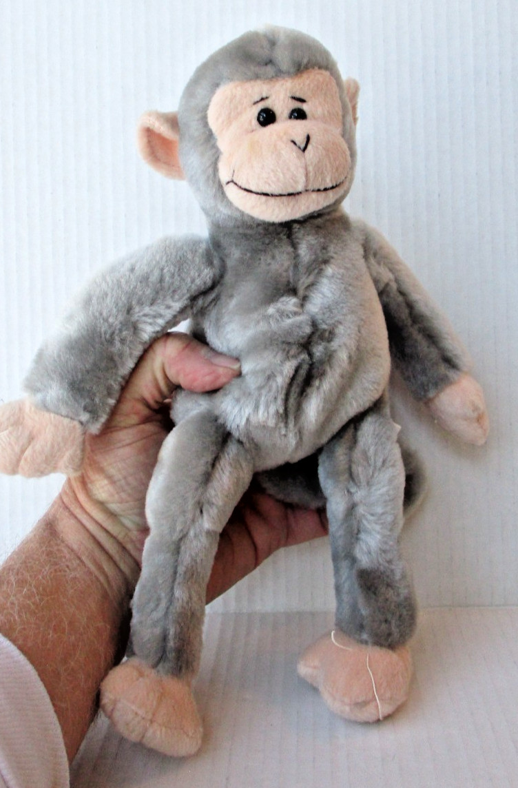 GREY MONKEY 11" PLUSH BST17