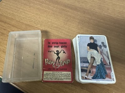 SPIELKARTEN 51 LE STRIP-TEASE DE SEPT GIRLS SEXY HARD NUDE 60ER JAHRE IN BOX