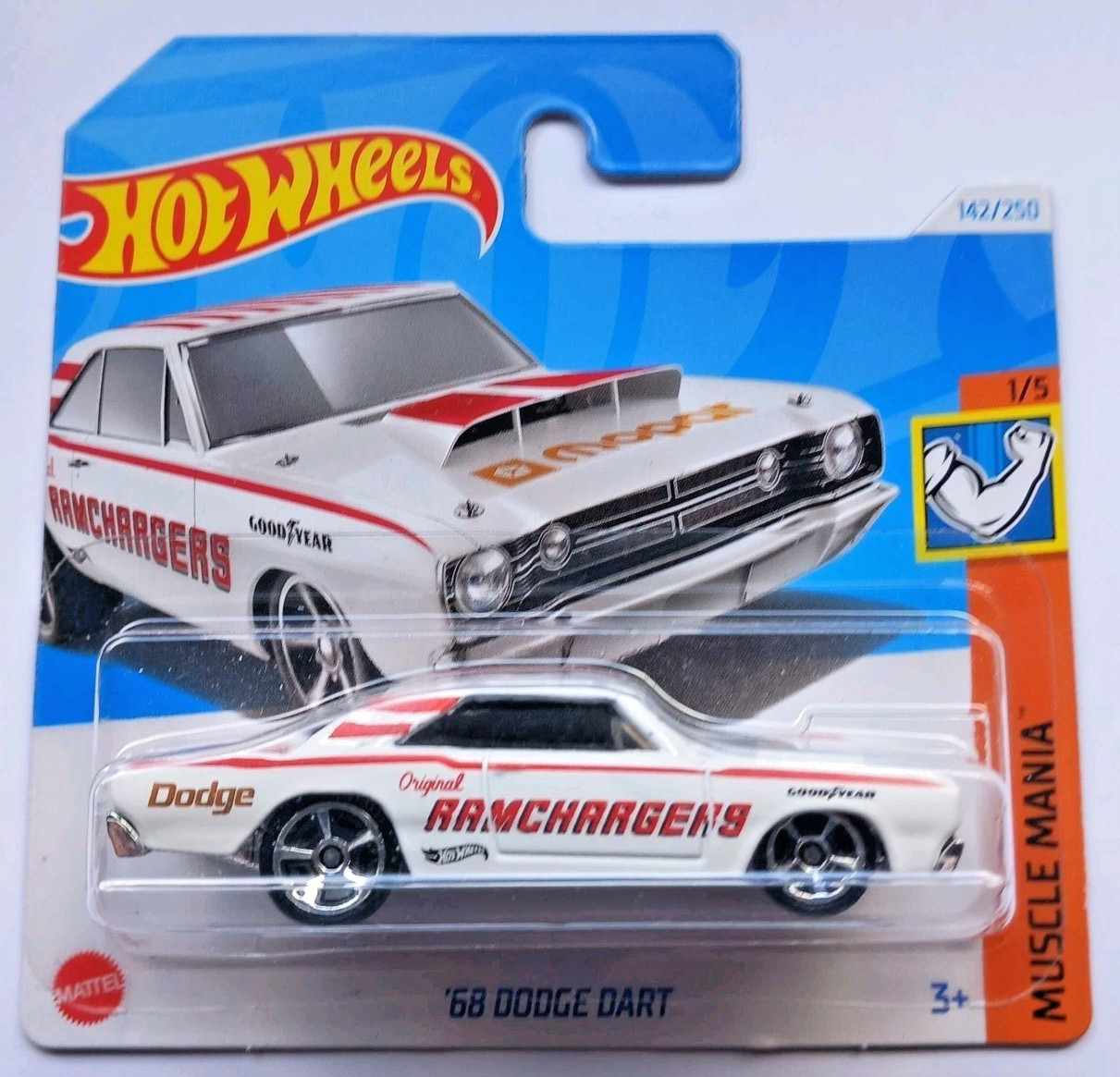Hot Wheels - '68 Dodge Dart - RAMCHARGERS - Mopar - Muscle Mania 2024 - HTC57