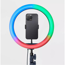 12" RGB Ring Light with Tripod heyday Dark Blue, 3.06 lbs