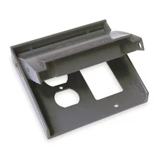 Weatherproof Cover, Double Gang Box Type, 2 Gang, Flip/Snap Cover Type